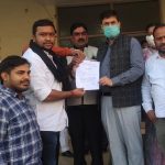 दुर्ग नगर निगम के पार्किंग घोटाले के संदर्भ में भारतीय जनता युवा मोर्चा ने महापौर को सौपें ज्ञापन, लगाए गंभीर आरोप